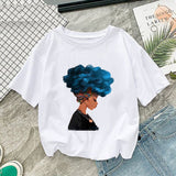 White short sleeved slim woman T-shirt