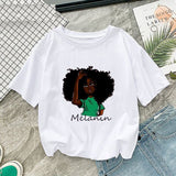 White short sleeved slim woman T-shirt