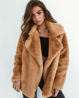 Sexy Plush Lapel Comfort Slim Jacket