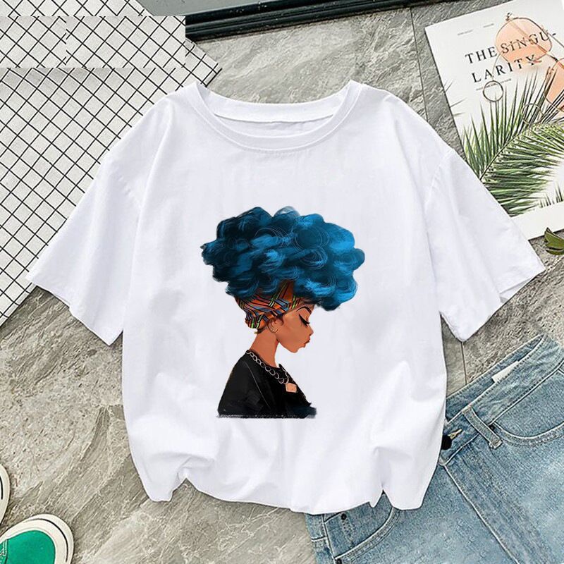 White short sleeved slim woman T-shirt