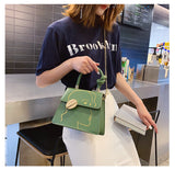 Fashion embroidered small square bag