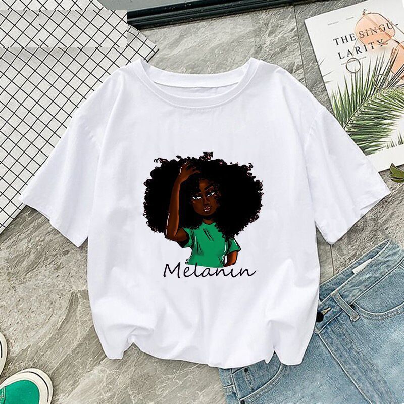 White short sleeved slim woman T-shirt