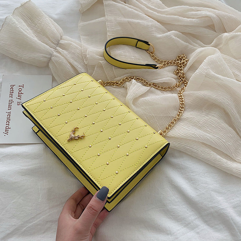 Fashion wild diamond chain bag